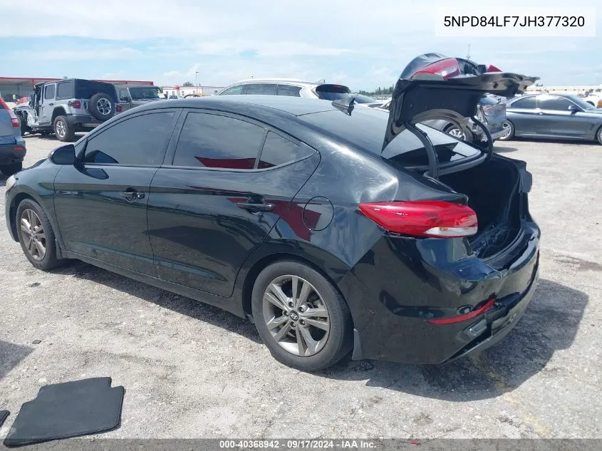 5NPD84LF7JH377320 2018 Hyundai Elantra Sel