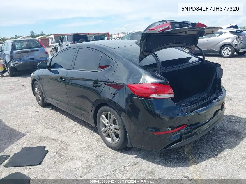 5NPD84LF7JH377320 2018 Hyundai Elantra Sel