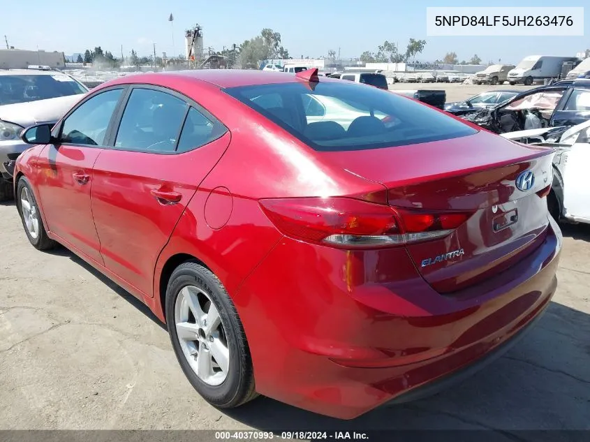 5NPD84LF5JH263476 2018 Hyundai Elantra Value Edition