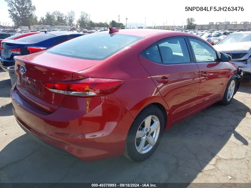 5NPD84LF5JH263476 2018 Hyundai Elantra Value Edition