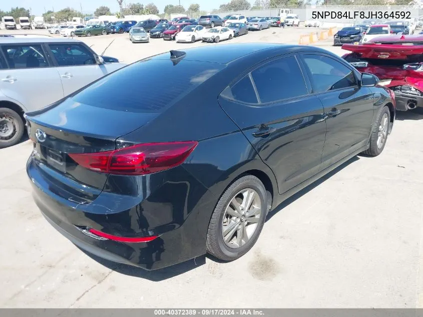 5NPD84LF8JH364592 2018 Hyundai Elantra Sel