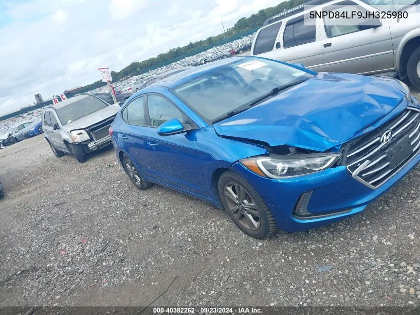 5NPD84LF9JH325980 2018 Hyundai Elantra Value Edition