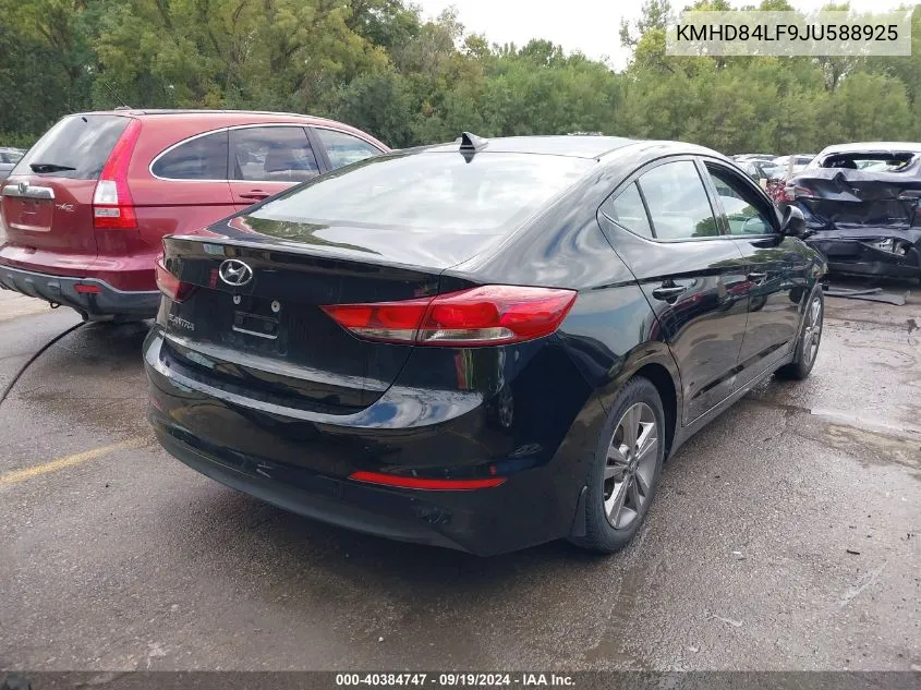 KMHD84LF9JU588925 2018 Hyundai Elantra Sel