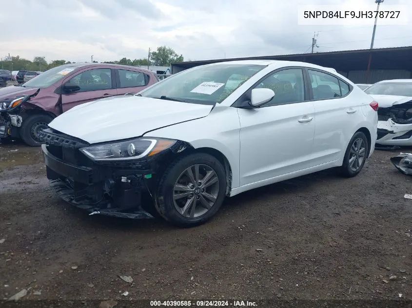 5NPD84LF9JH378727 2018 Hyundai Elantra Value Edition