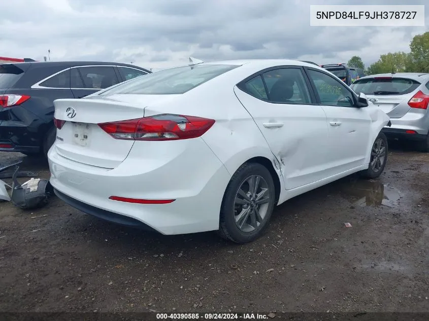 5NPD84LF9JH378727 2018 Hyundai Elantra Value Edition