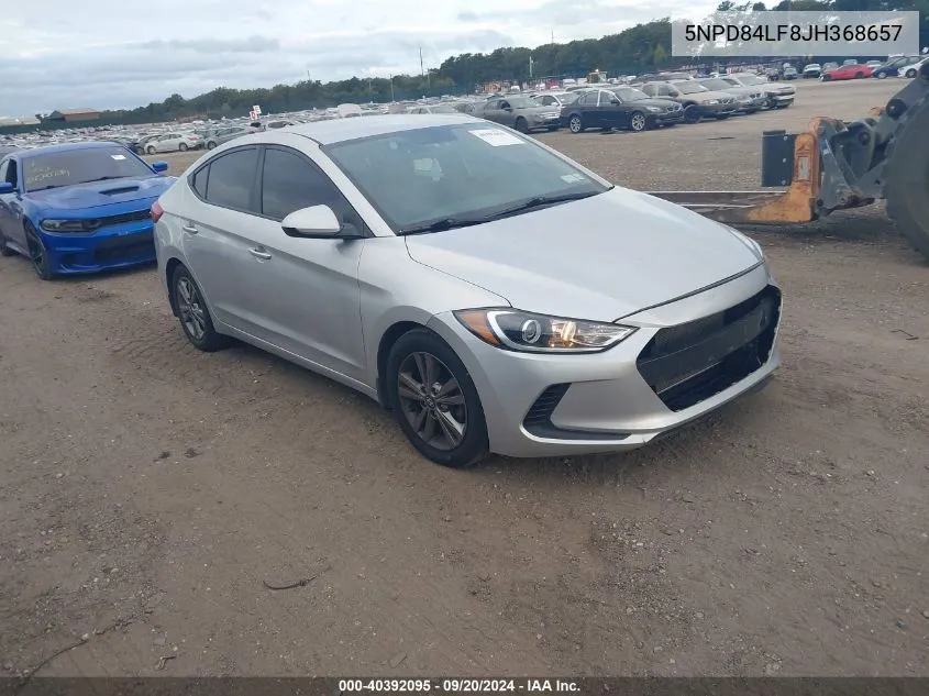 5NPD84LF8JH368657 2018 Hyundai Elantra Sel