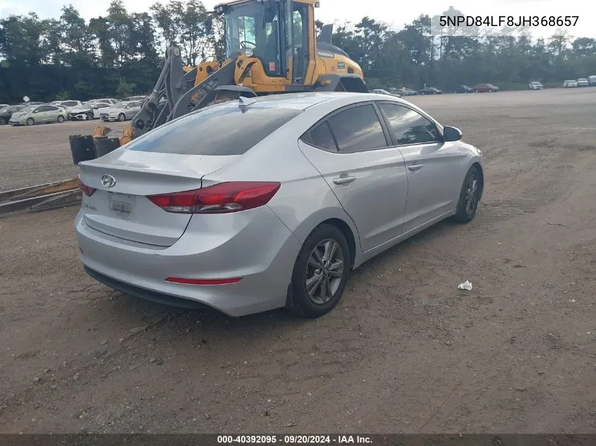 5NPD84LF8JH368657 2018 Hyundai Elantra Sel