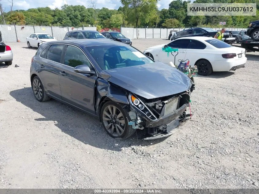 2018 Hyundai Elantra Gt Sport VIN: KMHH55LC9JU037612 Lot: 40393994