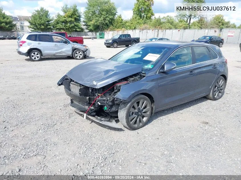 2018 Hyundai Elantra Gt Sport VIN: KMHH55LC9JU037612 Lot: 40393994