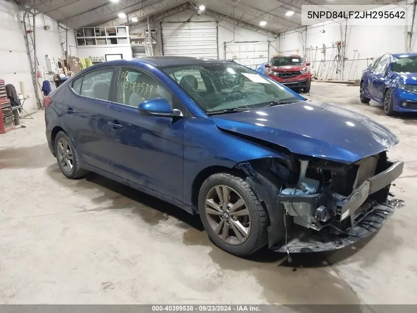 5NPD84LF2JH295642 2018 Hyundai Elantra Sel/Value/Limited