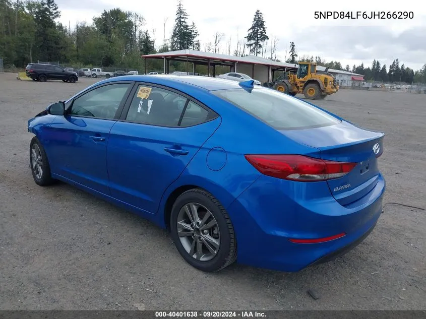 5NPD84LF6JH266290 2018 Hyundai Elantra Value Edition