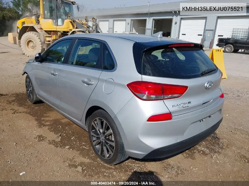 KMHH35LEXJU075521 2018 Hyundai Elantra Gt