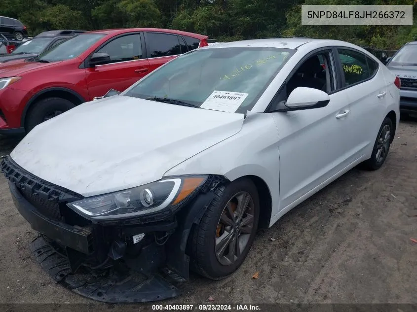 2018 Hyundai Elantra Sel VIN: 5NPD84LF8JH266372 Lot: 40403897