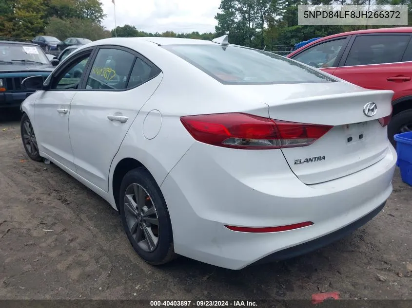 2018 Hyundai Elantra Sel VIN: 5NPD84LF8JH266372 Lot: 40403897