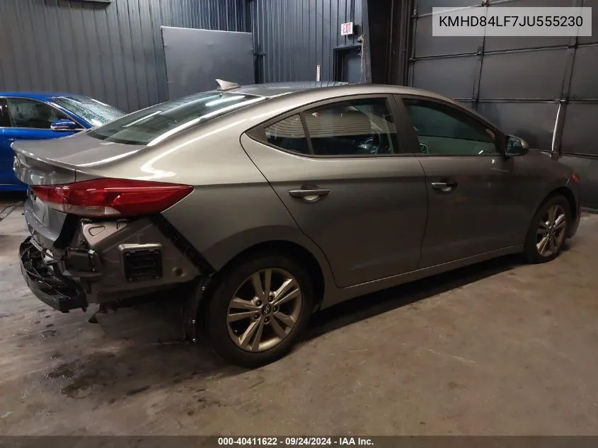 KMHD84LF7JU555230 2018 Hyundai Elantra Sel