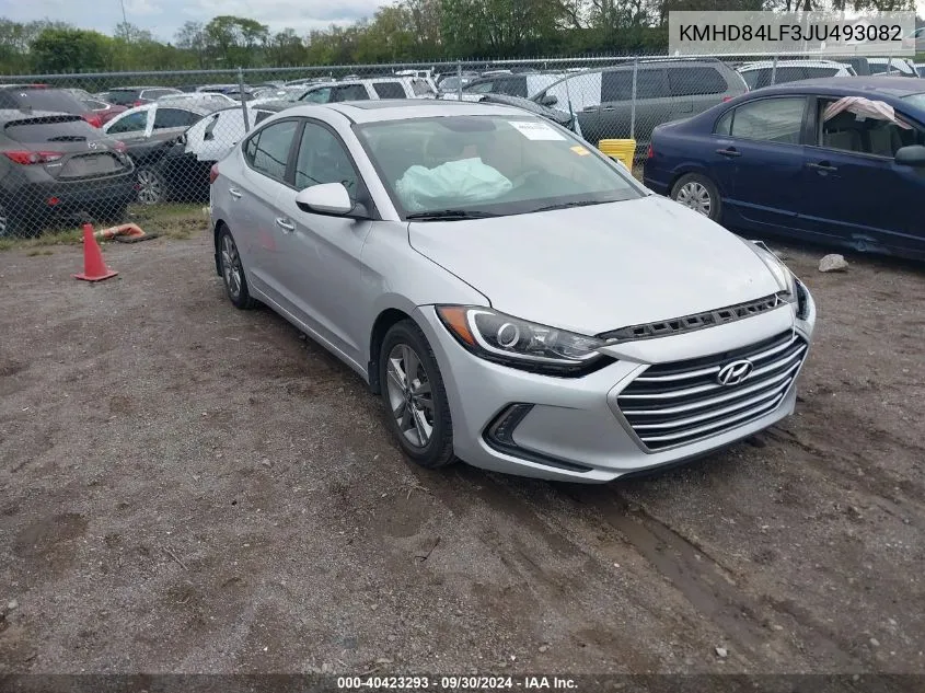 KMHD84LF3JU493082 2018 Hyundai Elantra Value Edition