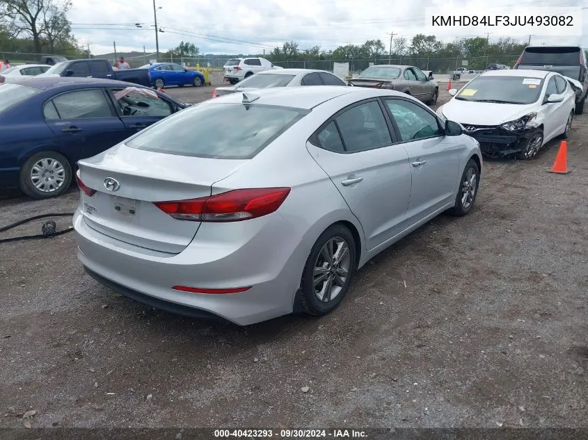 KMHD84LF3JU493082 2018 Hyundai Elantra Value Edition