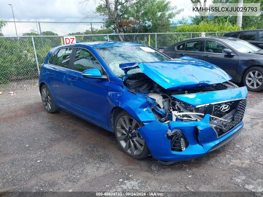 KMHH55LCXJU029793 2018 Hyundai Elantra Gt Sport