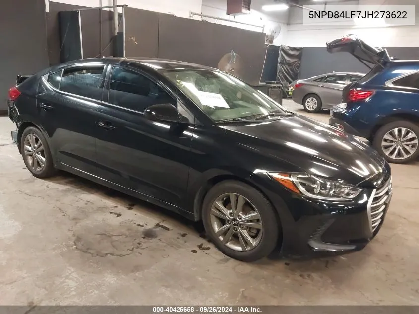 2018 Hyundai Elantra Sel VIN: 5NPD84LF7JH273622 Lot: 40425658