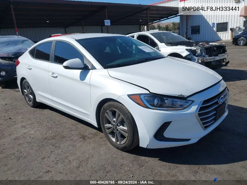 2018 Hyundai Elantra Sel VIN: 5NPD84LF8JH333441 Lot: 40426765