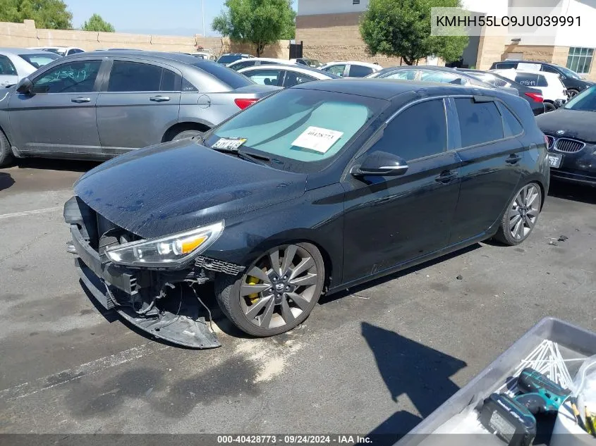 2018 Hyundai Elantra Gt Sport VIN: KMHH55LC9JU039991 Lot: 40428773