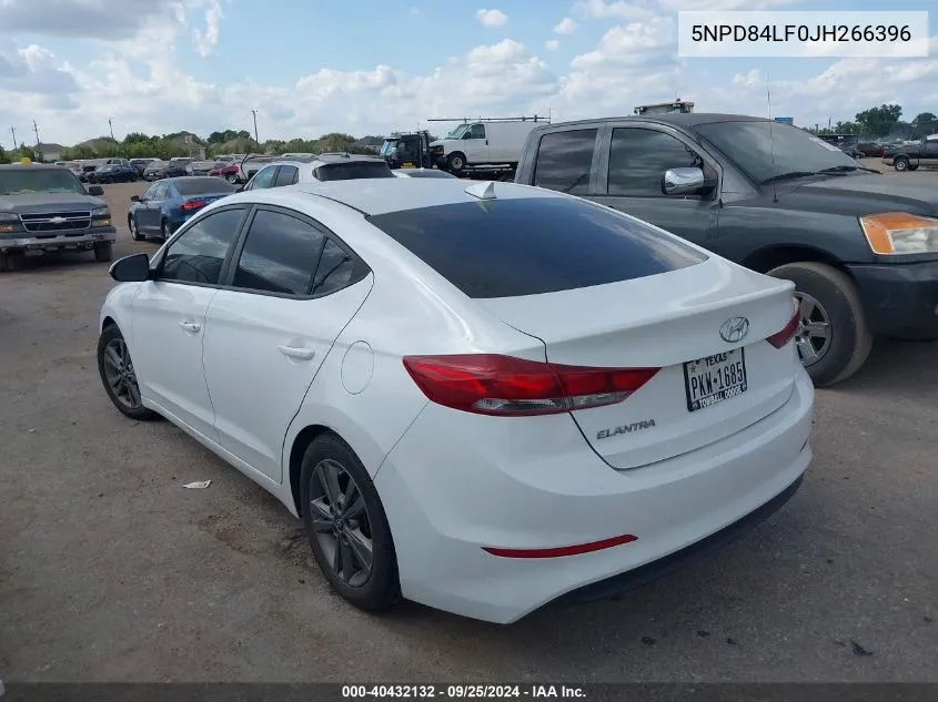 5NPD84LF0JH266396 2018 Hyundai Elantra Sel