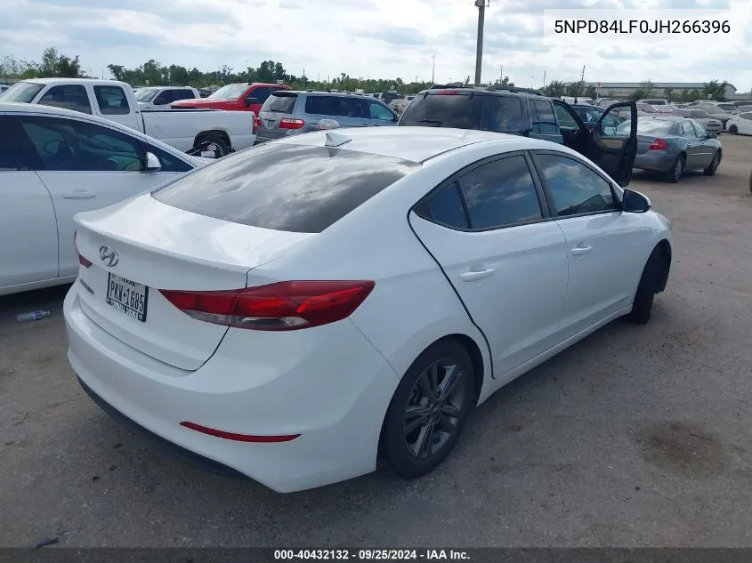 5NPD84LF0JH266396 2018 Hyundai Elantra Sel