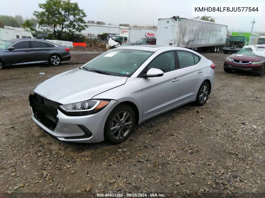 2018 Hyundai Elantra Value Edition VIN: KMHD84LF8JU577544 Lot: 40433202