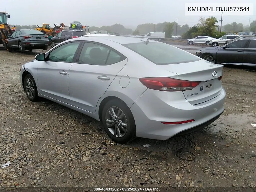 KMHD84LF8JU577544 2018 Hyundai Elantra Value Edition