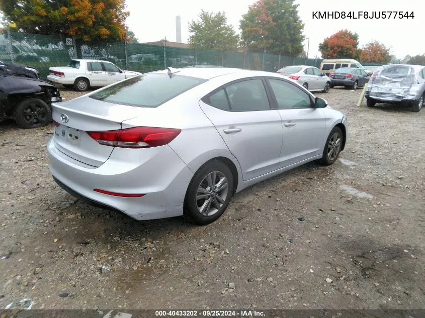 2018 Hyundai Elantra Value Edition VIN: KMHD84LF8JU577544 Lot: 40433202