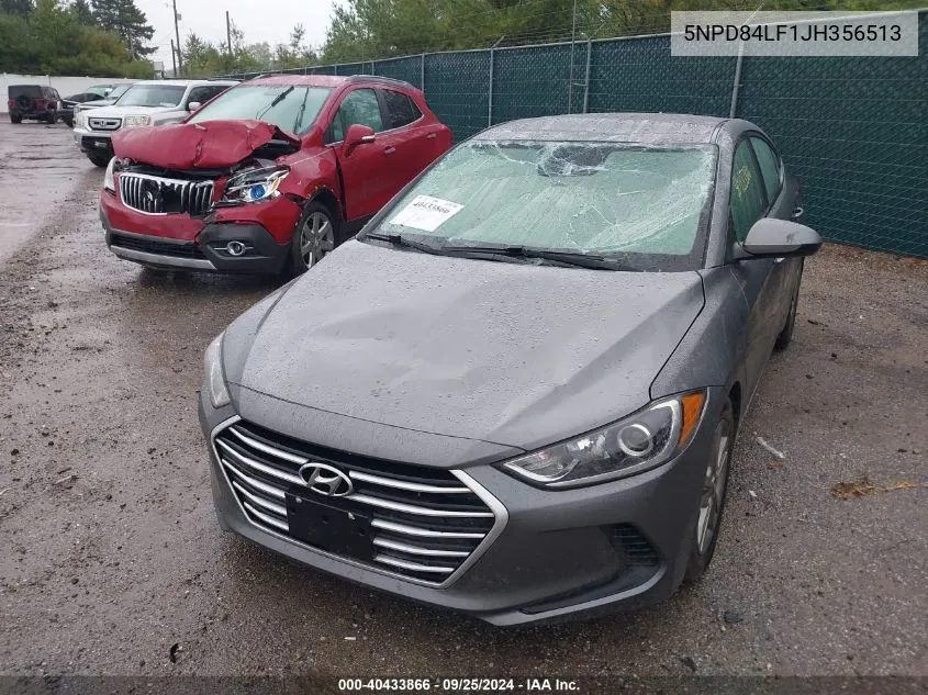 2018 Hyundai Elantra Sel VIN: 5NPD84LF1JH356513 Lot: 40433866