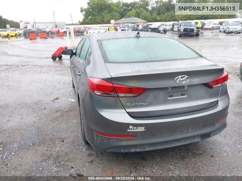 5NPD84LF1JH356513 2018 Hyundai Elantra Sel