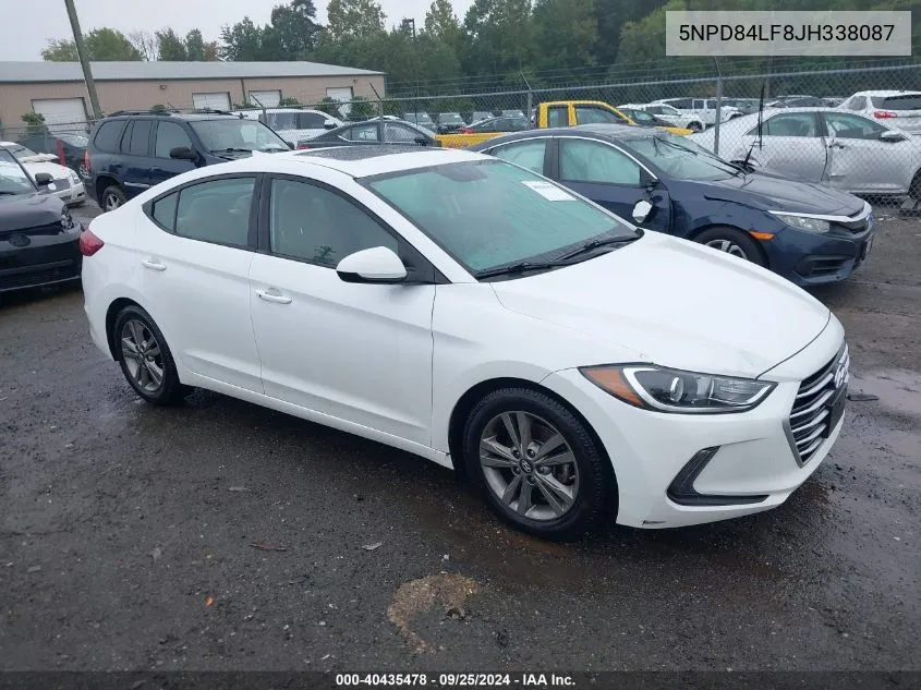 2018 Hyundai Elantra Value Edition VIN: 5NPD84LF8JH338087 Lot: 40435478