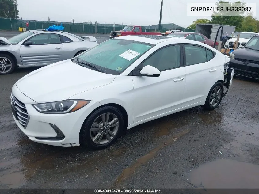 5NPD84LF8JH338087 2018 Hyundai Elantra Value Edition