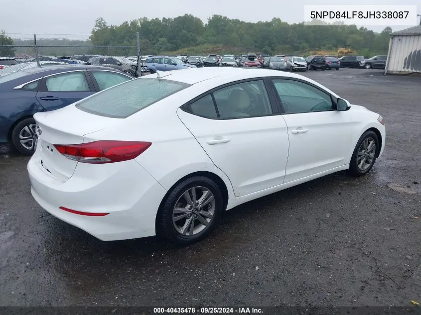 5NPD84LF8JH338087 2018 Hyundai Elantra Value Edition