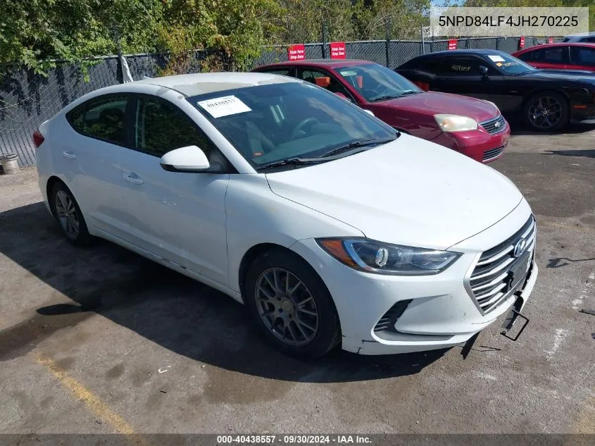 5NPD84LF4JH270225 2018 Hyundai Elantra Sel/Value/Limited