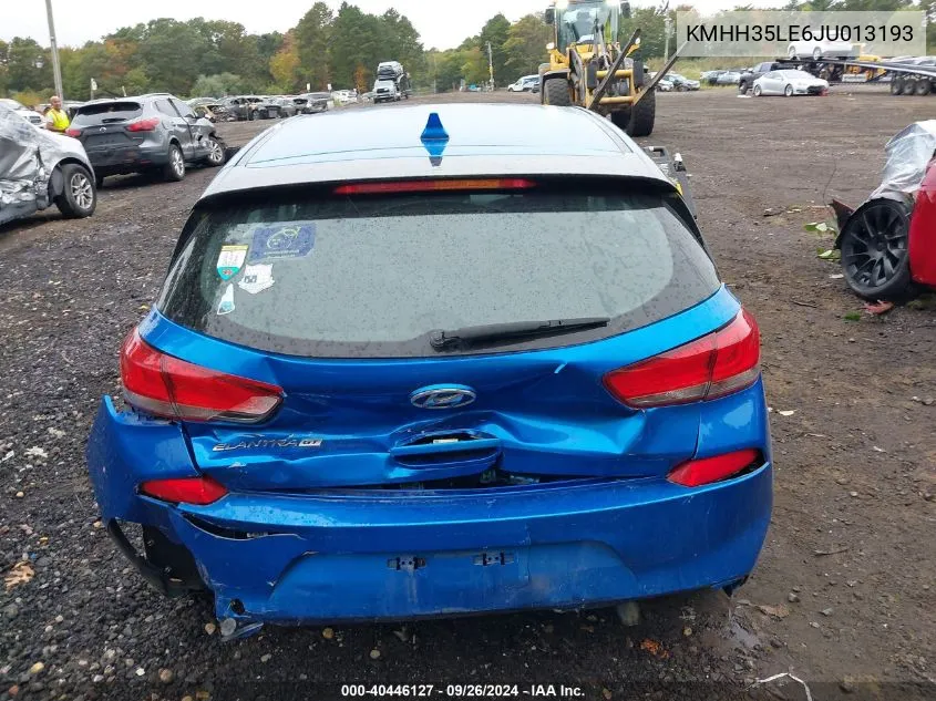 KMHH35LE6JU013193 2018 Hyundai Elantra Gt