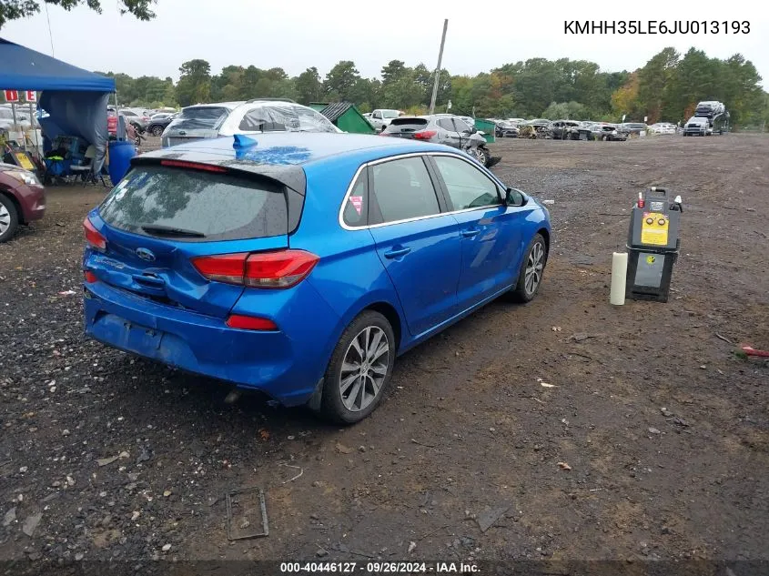 KMHH35LE6JU013193 2018 Hyundai Elantra Gt