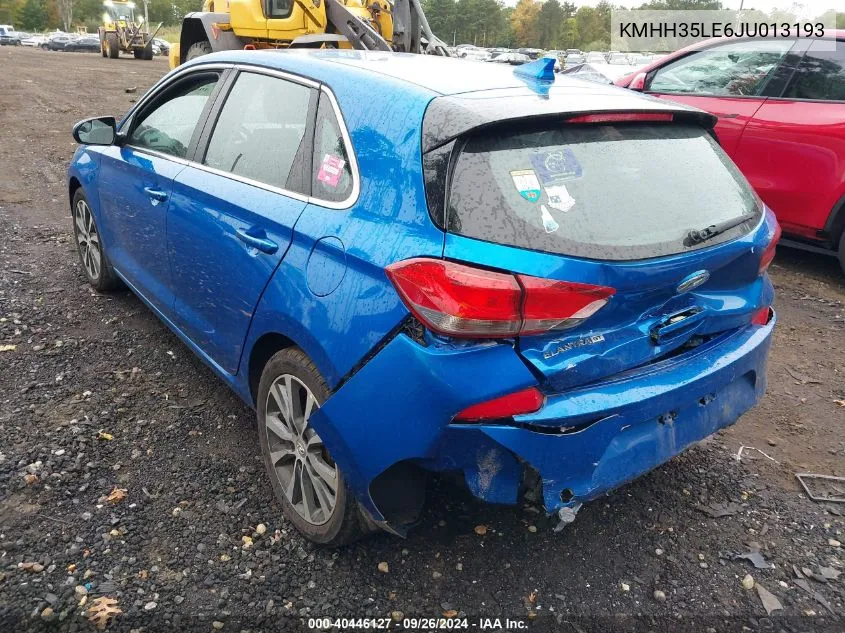 KMHH35LE6JU013193 2018 Hyundai Elantra Gt