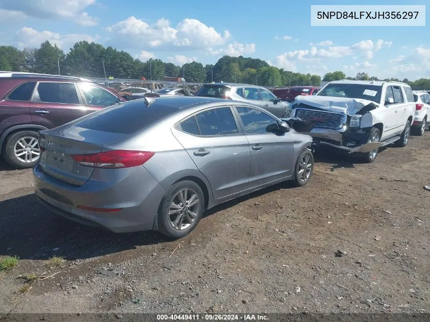 5NPD84LFXJH356297 2018 Hyundai Elantra Value Edition