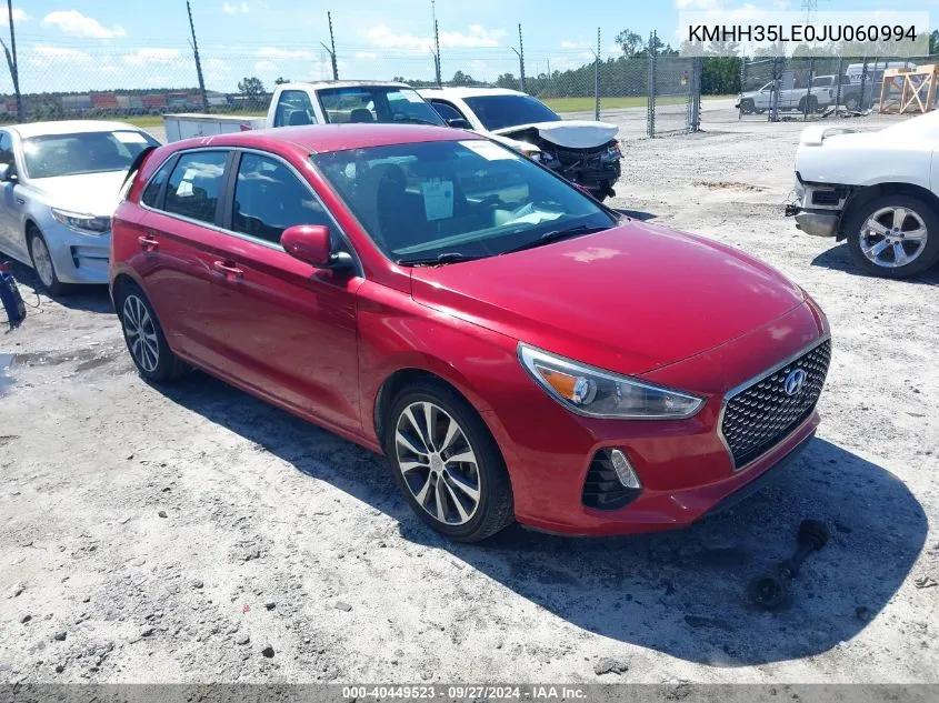 KMHH35LE0JU060994 2018 Hyundai Elantra Gt