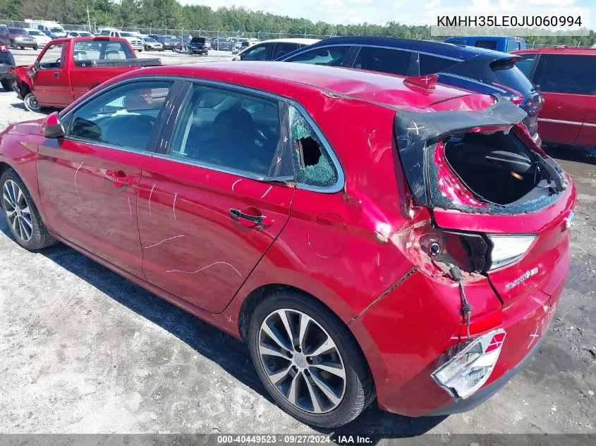 KMHH35LE0JU060994 2018 Hyundai Elantra Gt