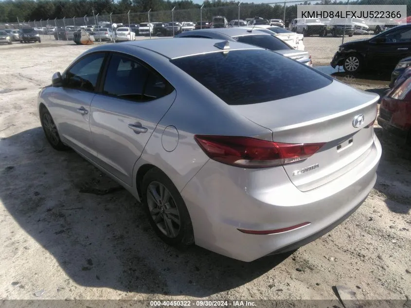 KMHD84LFXJU522366 2018 Hyundai Elantra Sel/Value/Limited