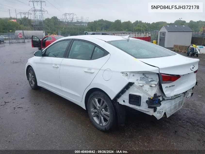 5NPD84LF5JH372178 2018 Hyundai Elantra Sel