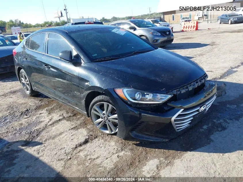 5NPD84LF2JH213005 2018 Hyundai Elantra Sel