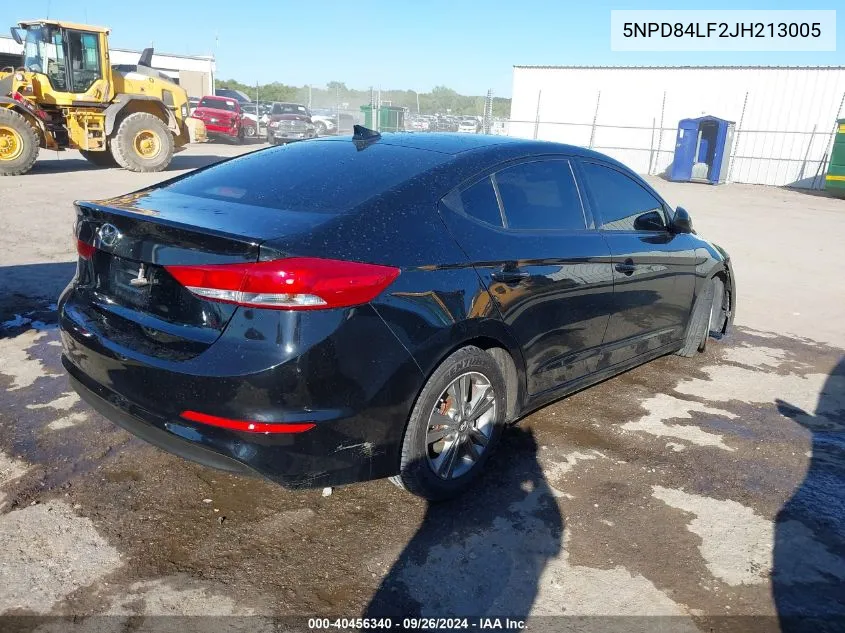 5NPD84LF2JH213005 2018 Hyundai Elantra Sel