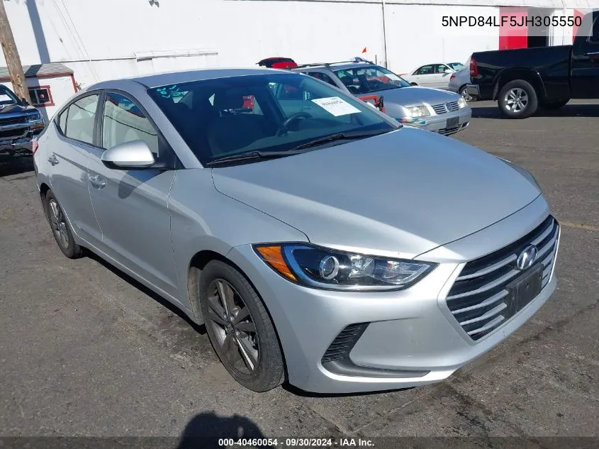 5NPD84LF5JH305550 2018 Hyundai Elantra Sel