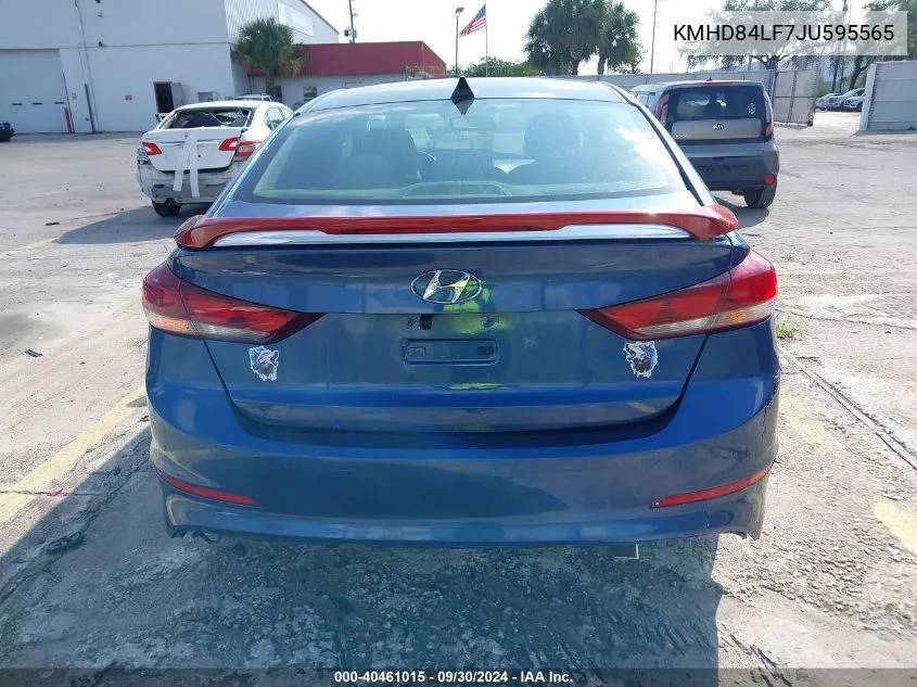 KMHD84LF7JU595565 2018 Hyundai Elantra Sel/Value/Limited