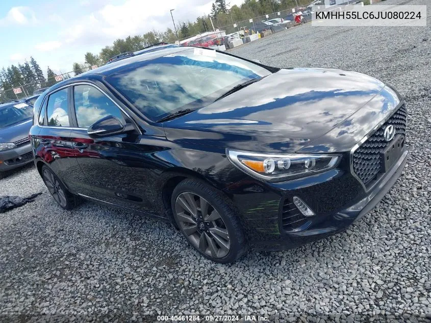 KMHH55LC6JU080224 2018 Hyundai Elantra Gt Sport