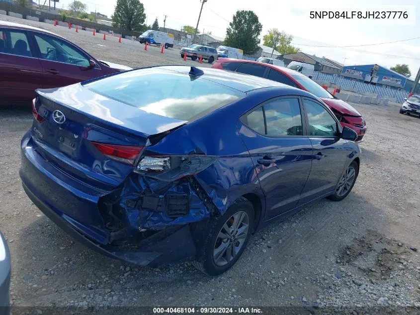 5NPD84LF8JH237776 2018 Hyundai Elantra Sel